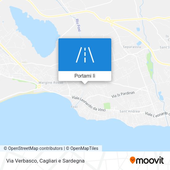 Mappa Via Verbasco