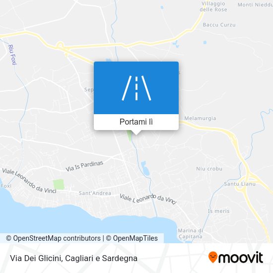 Mappa Via Dei Glicini