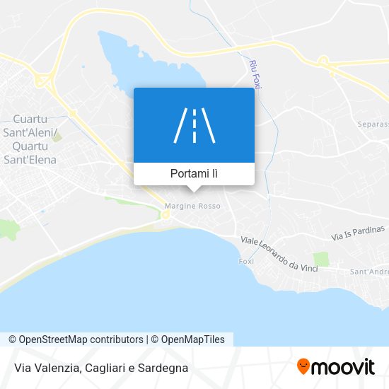 Mappa Via Valenzia