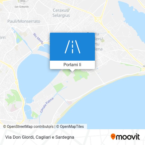 Mappa Via Don Giordi