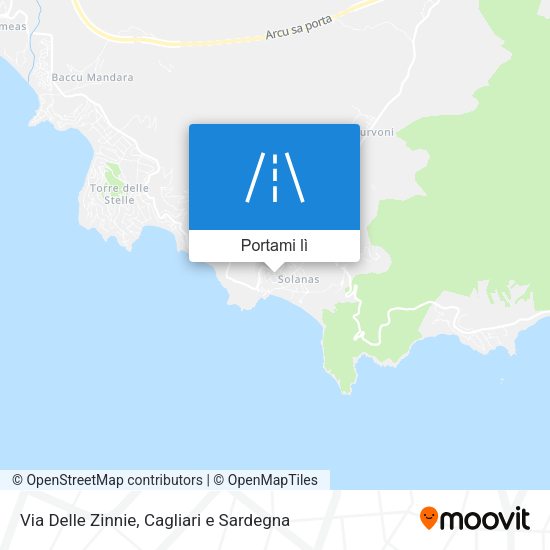 Mappa Via Delle Zinnie