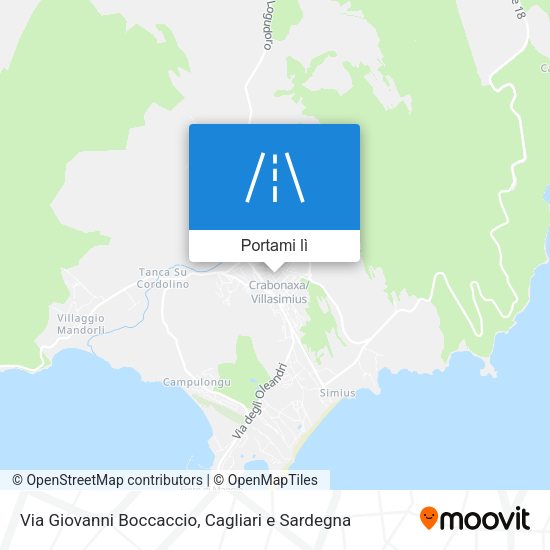 Mappa Via Giovanni Boccaccio