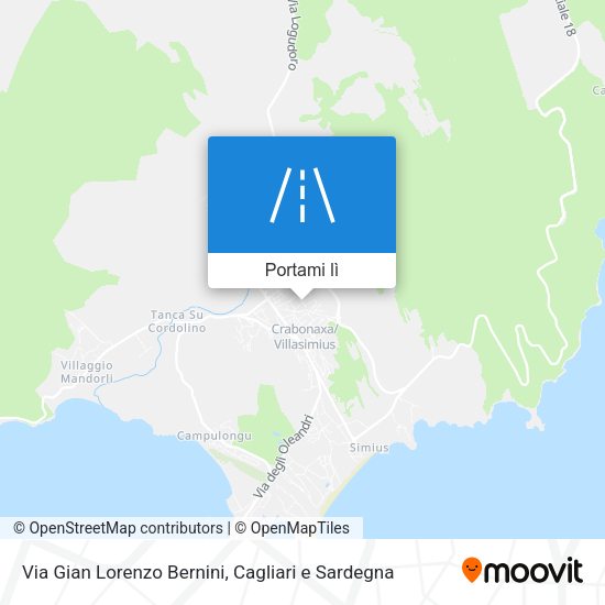 Mappa Via Gian Lorenzo Bernini