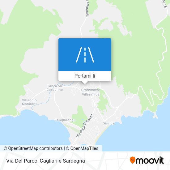 Mappa Via Del Parco