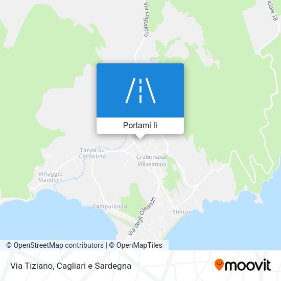 Mappa Via Tiziano