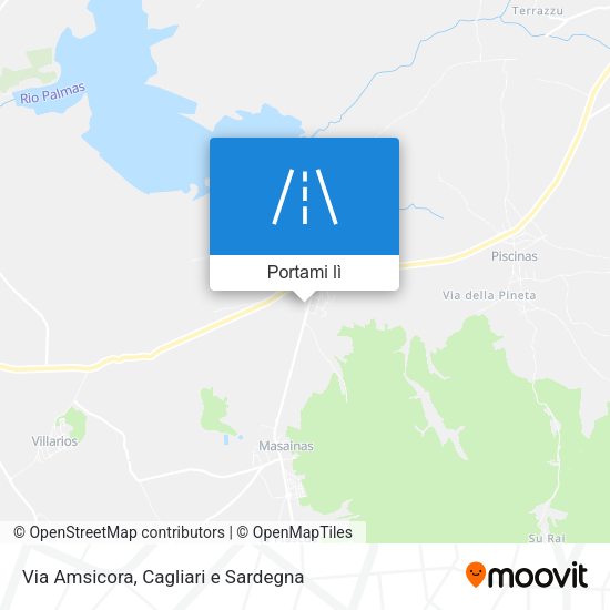 Mappa Via Amsicora