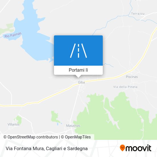 Mappa Via Fontana Mura