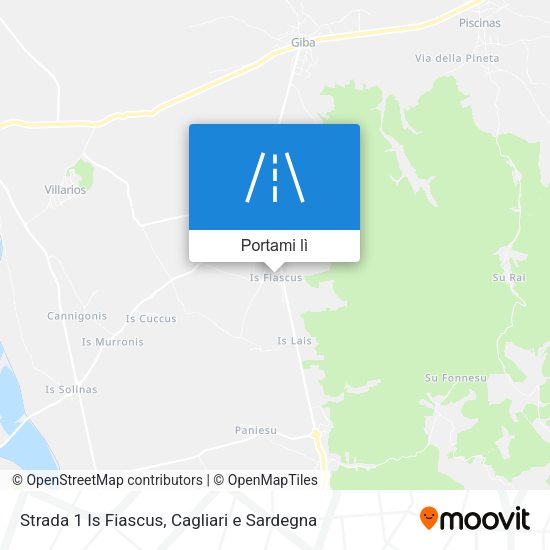Mappa Strada 1 Is Fiascus