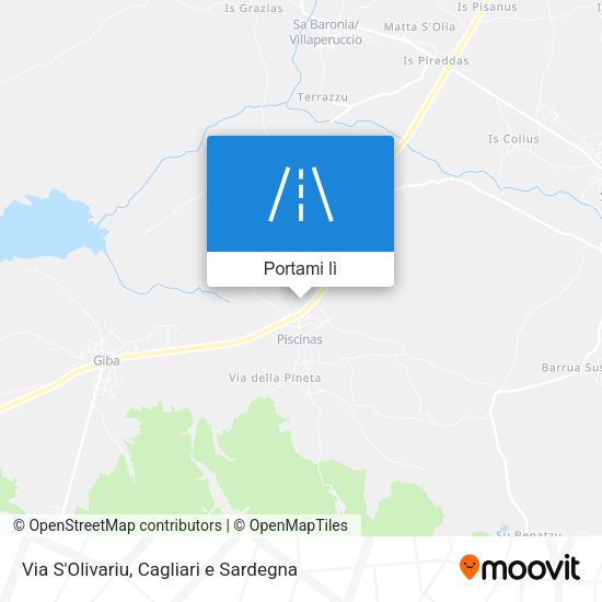 Mappa Via S'Olivariu