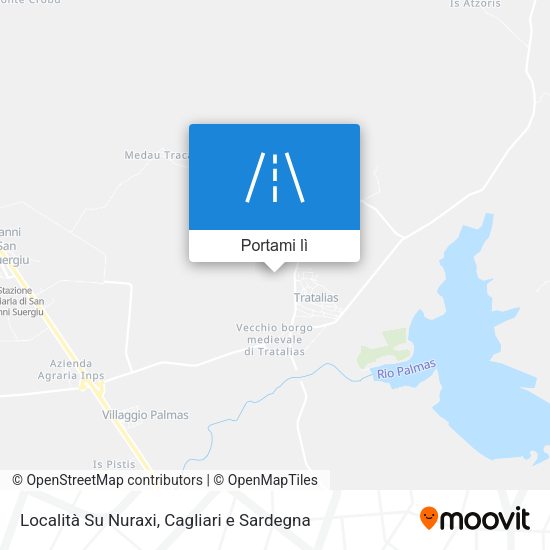 Mappa Località Su Nuraxi
