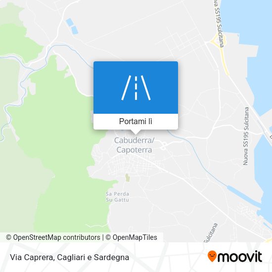 Mappa Via Caprera
