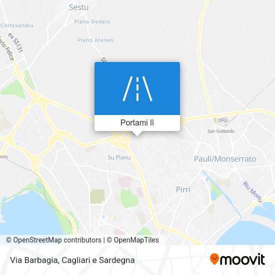 Mappa Via Barbagia