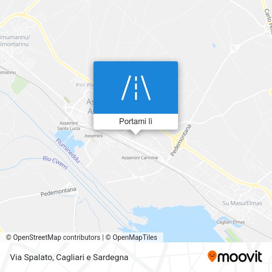 Mappa Via Spalato