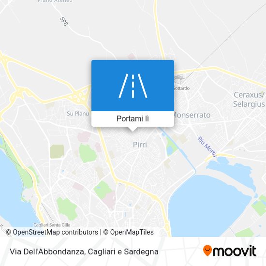 Mappa Via Dell'Abbondanza