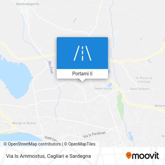 Mappa Via Is Ammostus