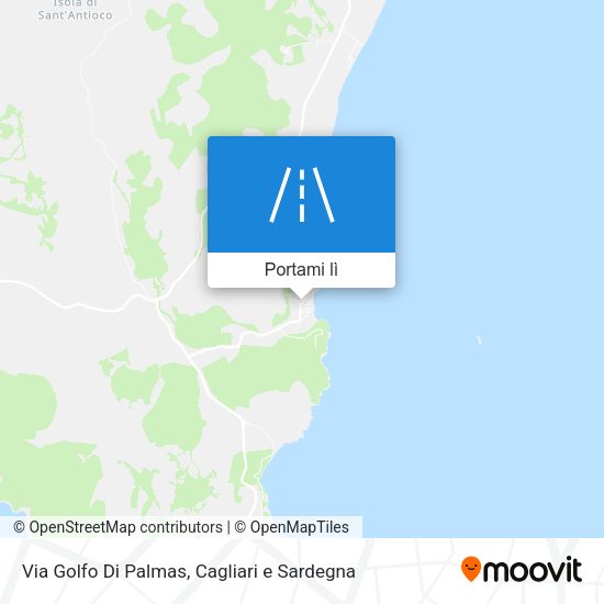 Mappa Via Golfo Di Palmas