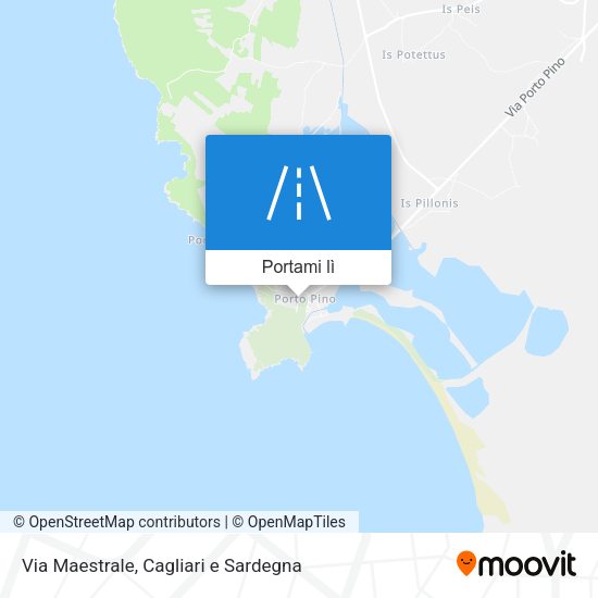 Mappa Via Maestrale