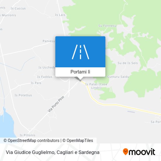 Mappa Via Giudice Guglielmo