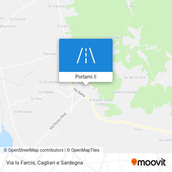 Mappa Via Is Farcis