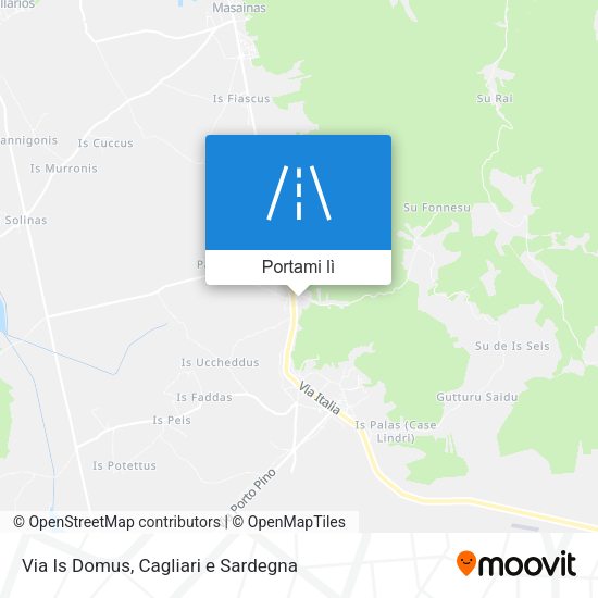Mappa Via Is Domus