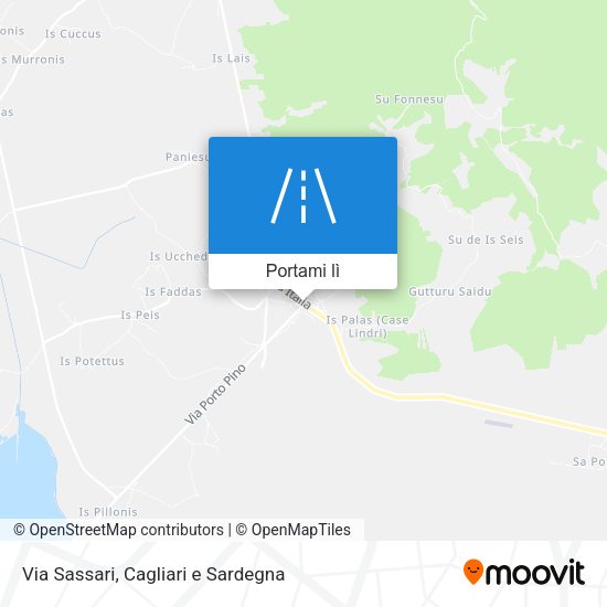 Mappa Via Sassari