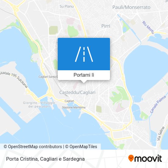 Mappa Porta Cristina