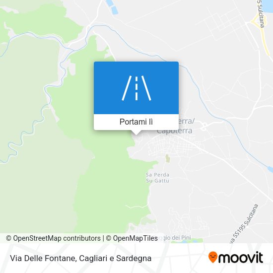 Mappa Via Delle Fontane