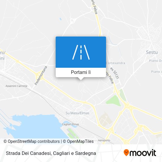 Mappa Strada Dei Canadesi