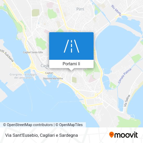 Mappa Via Sant'Eusebio