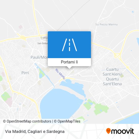 Mappa Via Madrid
