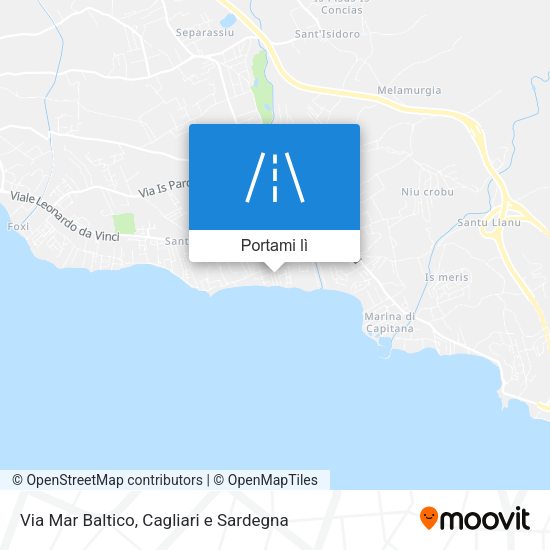 Mappa Via Mar Baltico