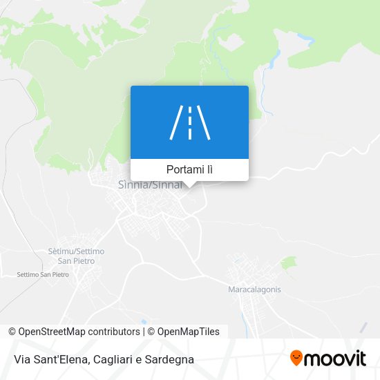 Mappa Via Sant'Elena