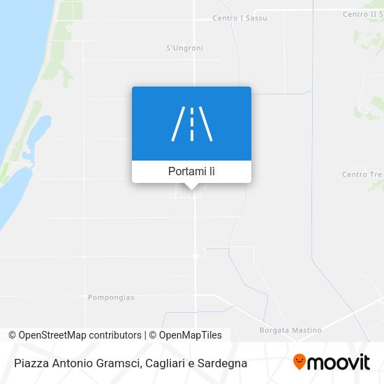 Mappa Piazza Antonio Gramsci