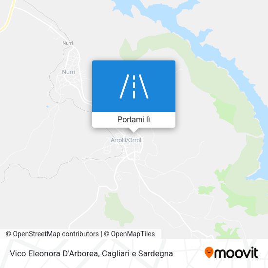Mappa Vico Eleonora D'Arborea
