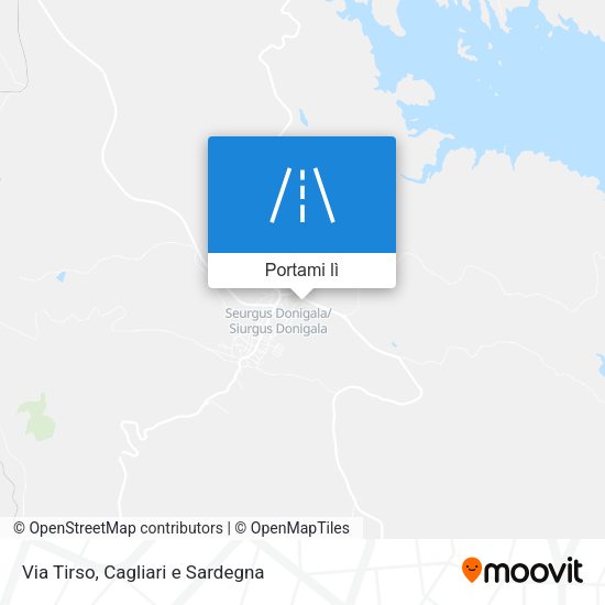 Mappa Via Tirso