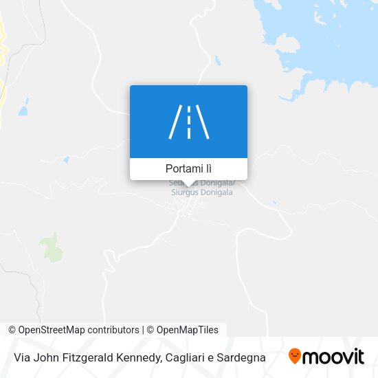 Mappa Via John Fitzgerald Kennedy