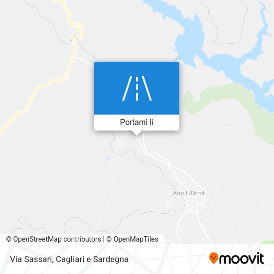 Mappa Via Sassari