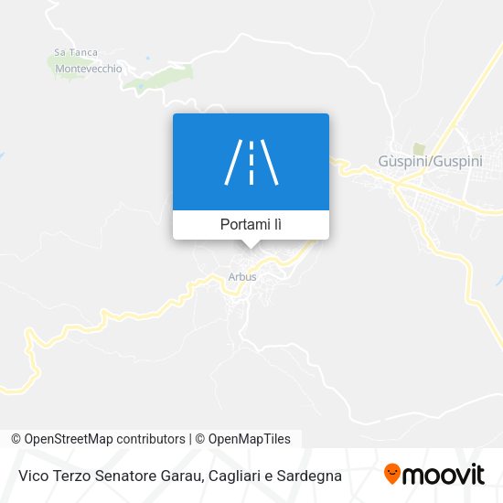 Mappa Vico Terzo Senatore Garau