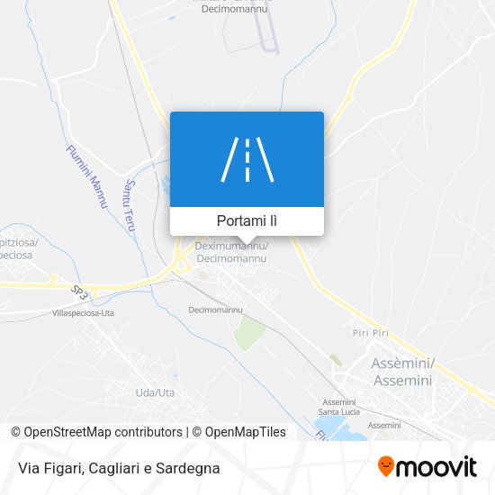 Mappa Via Figari
