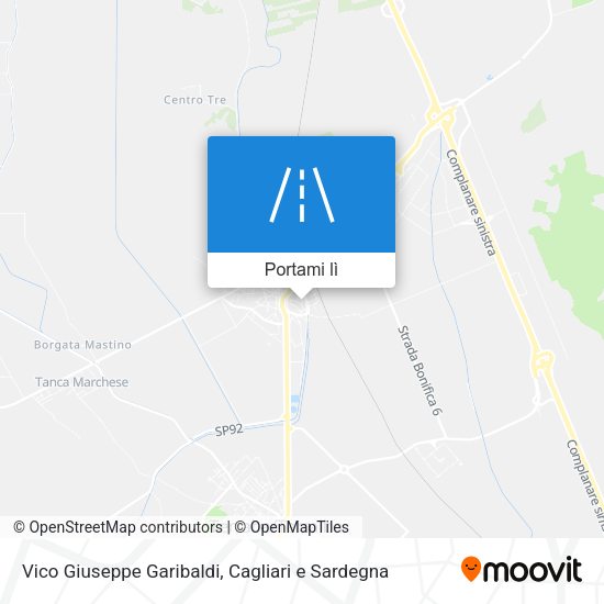 Mappa Vico Giuseppe Garibaldi