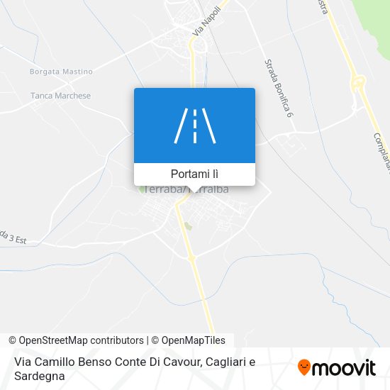 Mappa Via Camillo Benso Conte Di Cavour
