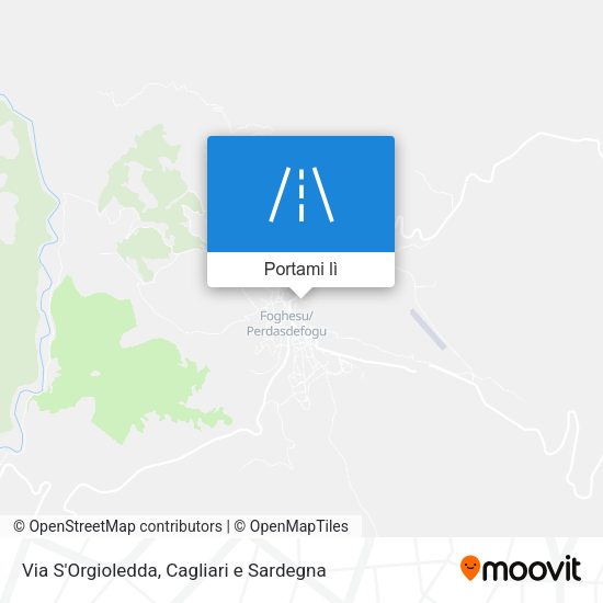 Mappa Via S'Orgioledda