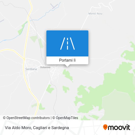 Mappa Via Aldo Moro