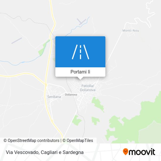 Mappa Via Vescovado