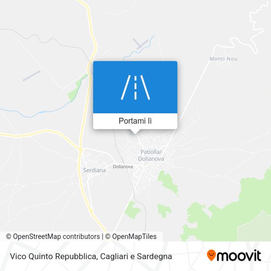 Mappa Vico Quinto Repubblica