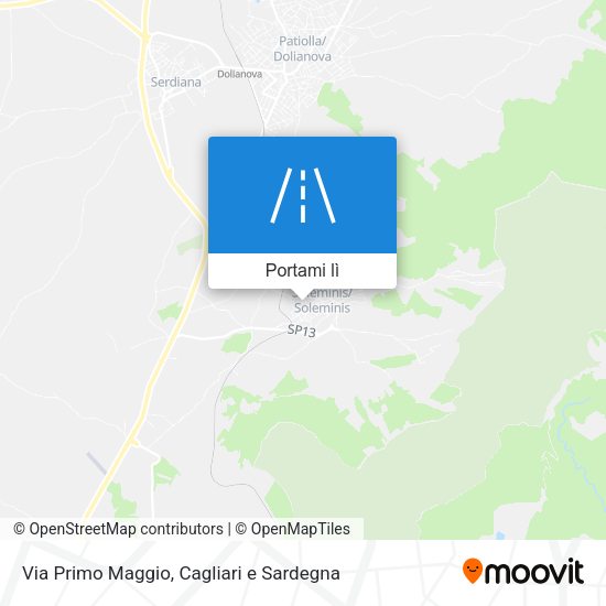 Mappa Via Primo Maggio