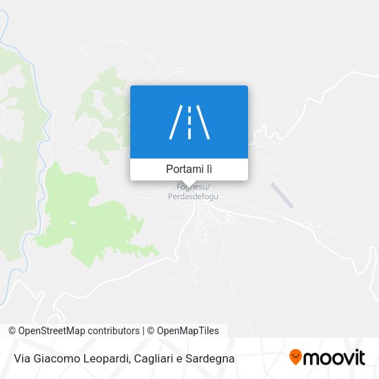 Mappa Via Giacomo Leopardi