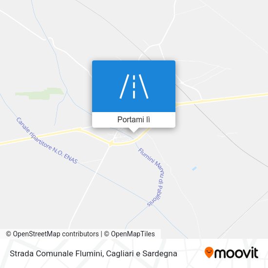 Mappa Strada Comunale Flumini