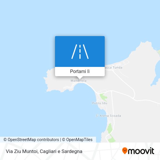 Mappa Via Ziu Muntoi