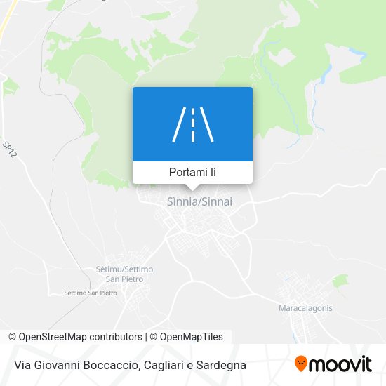 Mappa Via Giovanni Boccaccio